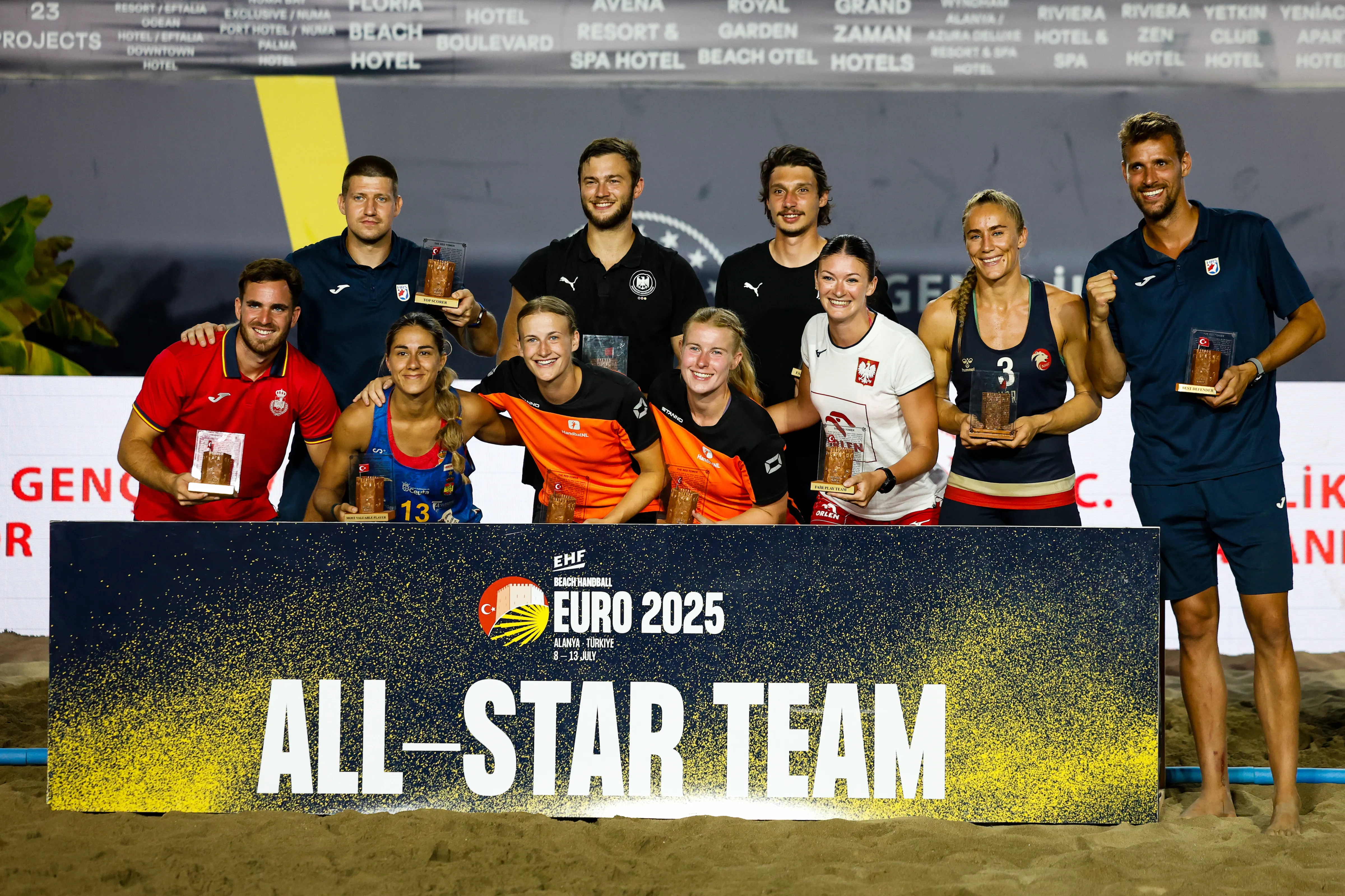  EHF Beach Handball EURO 2025 All-star Team revealed Bildidee 